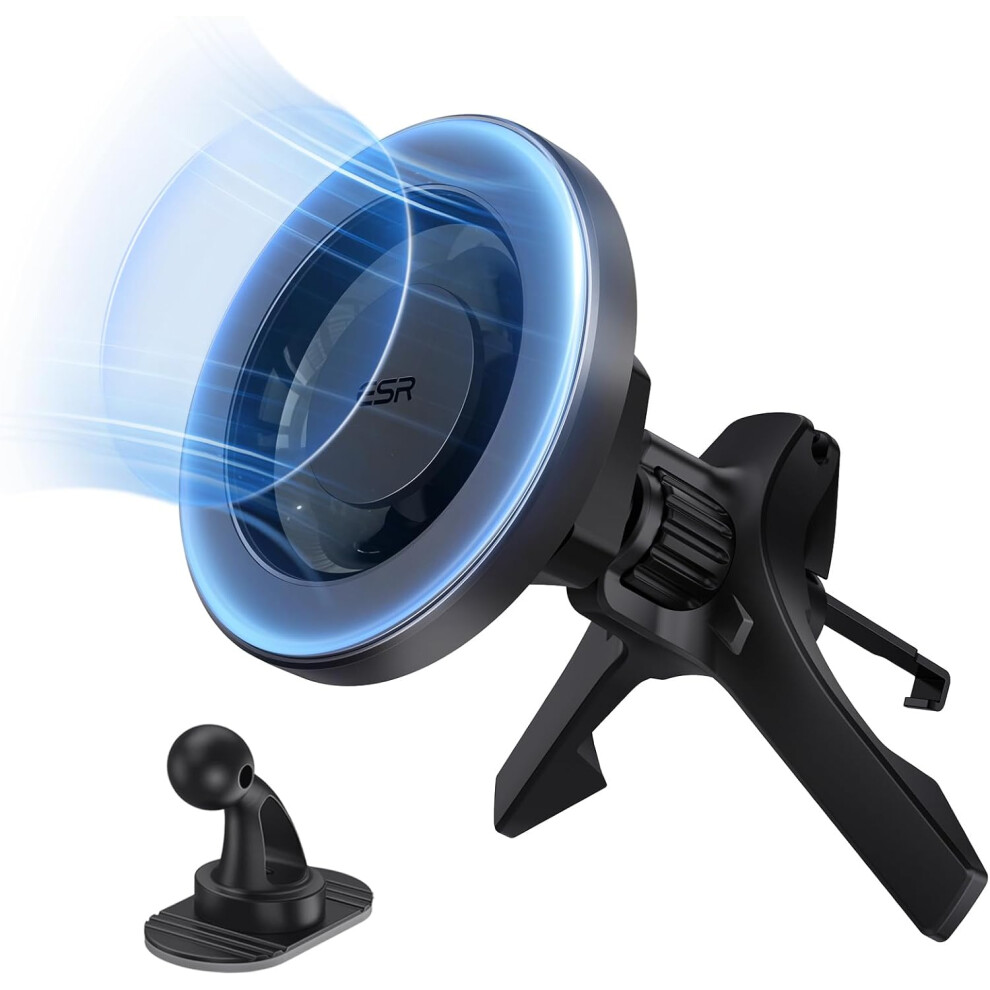 For Magsafe Car Mount (Halolock), Magnetic Car Phone Holder Mount, Air Vent/Dashboard Magnetic Phone Mount For Iphone 15/14/13/12, Strong Magnets, Car 6223682514267