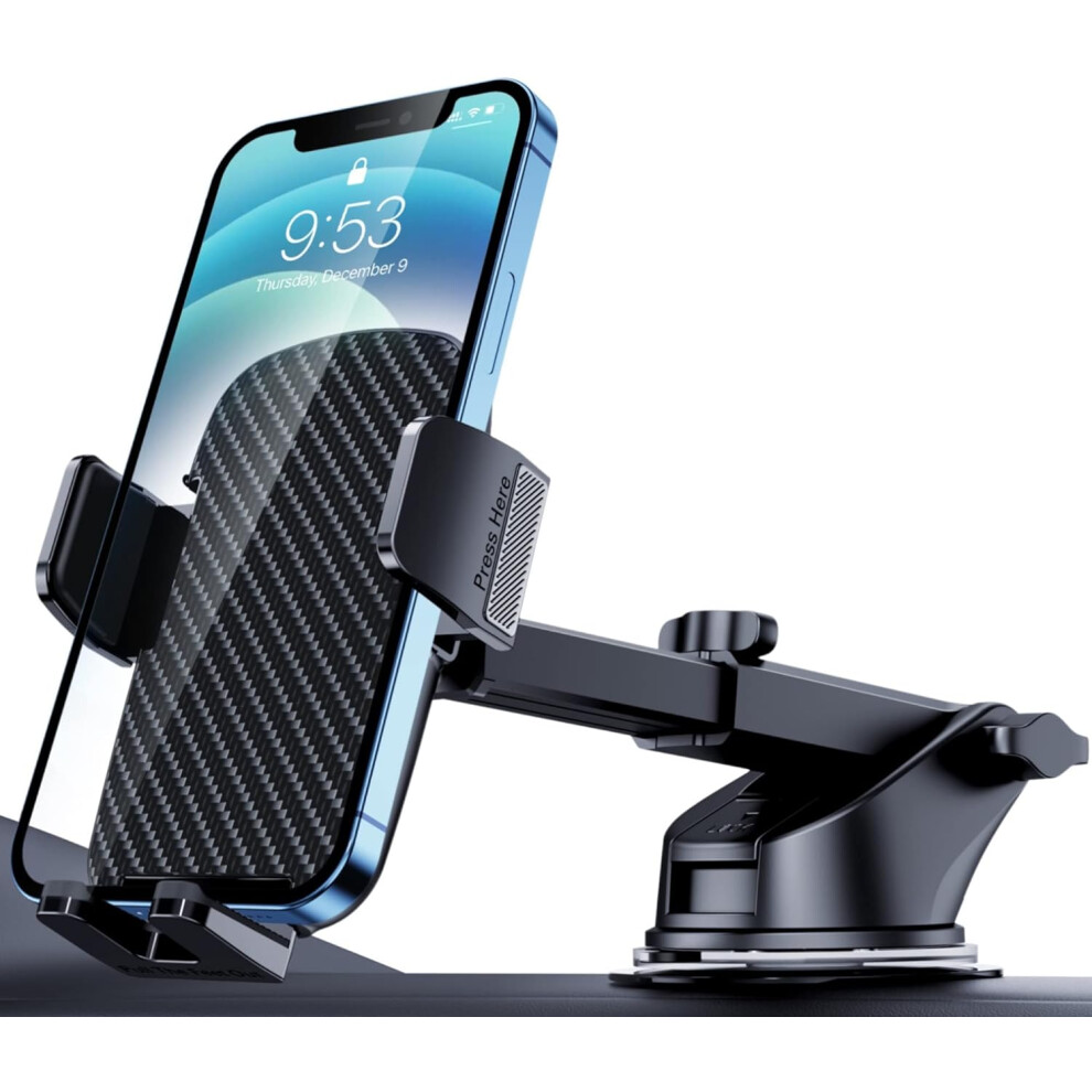 Phone Holder For Car [Military-Grade Suction]Phone Stand For Car Phone Holder Mount [Super Stable] Automobile Cell Phone Holder Car Mount For Iphone U 6223682514298