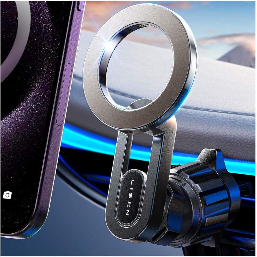 For Magsafe Car Mount Vent Magnetic Phone Holder For Car Vent, [30X Powerful Pro] For Magsafe Car Vent Phone Mount For Car Fits Samsung Google Iphone 6223682514588