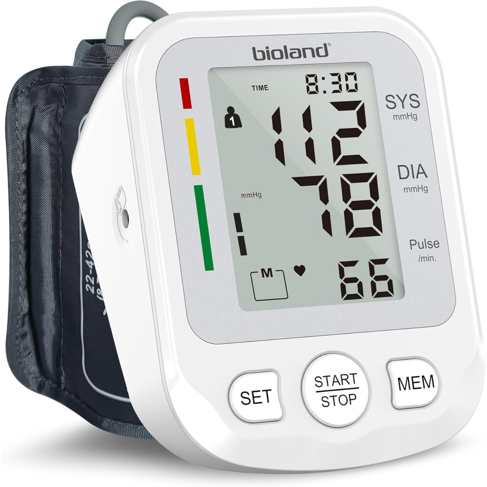 Blood Pressure Machine with Extra Large Cuff, Automatic Digital Upper Arm Blood Pressure Monitor with Large LED Screen, Irregular Heartbeat & Hyperten