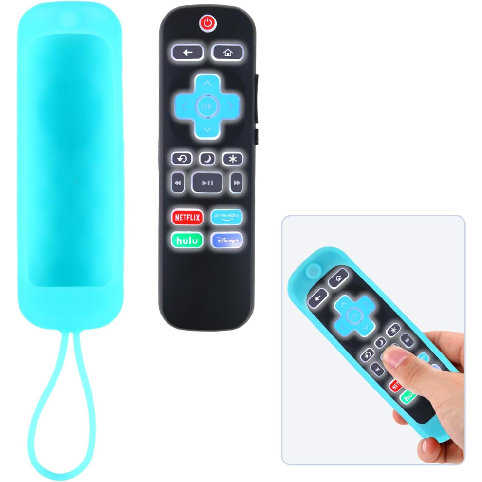 Universal Backlight Remote Control For Roku Tv,Remote Control For Tv With Protective Case, For Hisense/Sharp/Philips/Onn/Westinghouse/Tcl/Element/Indi 6223682516605