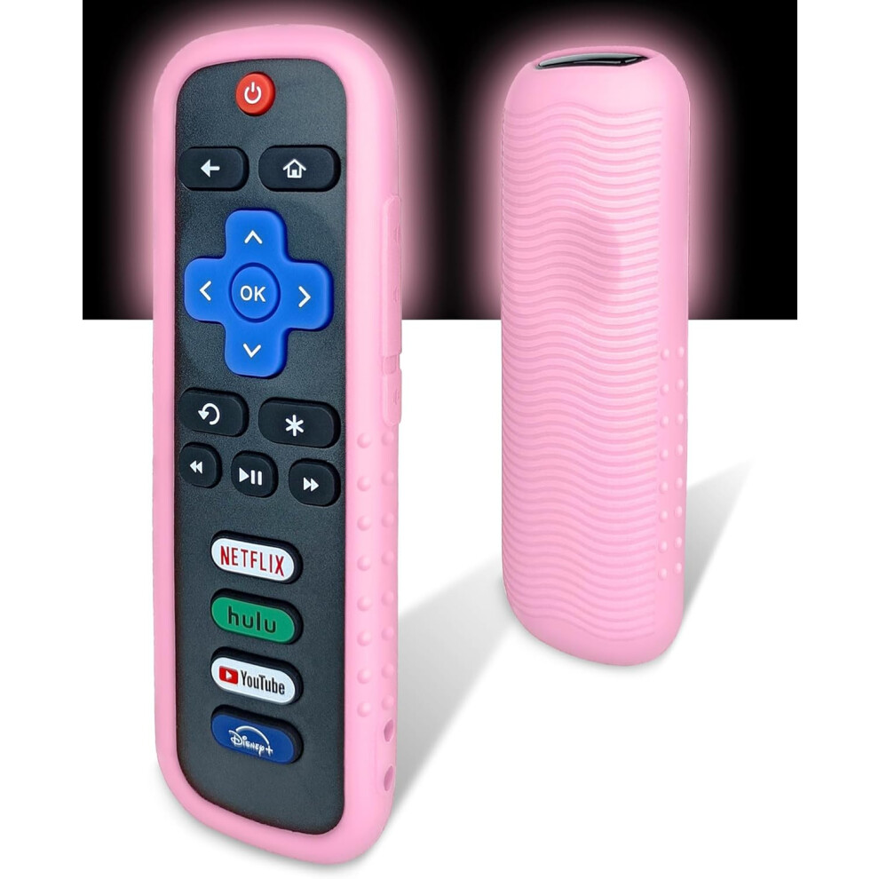 Protective Cover For Roku Remote - Environmentally Friendly Silicone Material, Drop-Proof, Dust-Proof, Washable, Compatible With Most Models Of Roku V 6223682516919
