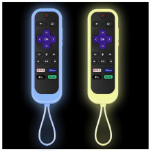 Remote Cover for Roku | 2Pack Silicone Universal Protective Controller Sleeve for Hisense Roku TV Remote | Onn Roku TV | Roku Streaming Stick | Roku U
