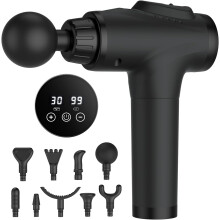 Massage Gun, Muscle Massage Gun for Athletes Handheld Electric Deep Tissue Back Massager, Percussion Massage Device for Pain Relief with 30 Speed Leve