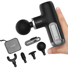 Mini Massage Gun, Portable Massage Gun for Deep Tissue Muscle, Handheld Small Massage Gun, Compact Powerful Massager with Case for Travel, Athletes,Of