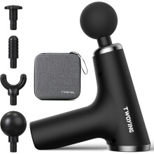 Massage Gun Deep Tissue Percussion Muscle Massager for Athletes,Handheld Mini Message Gun Body Back LCD Touch Screen with 6 Speeds,Anniversary Birthda