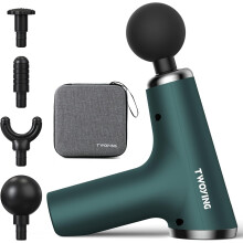 Mini Massage Gun, Deep Tissue Percussion Muscle Massager, Small, Portable for Athletes with Case Fascia Gun LCD Touch Screen,Green