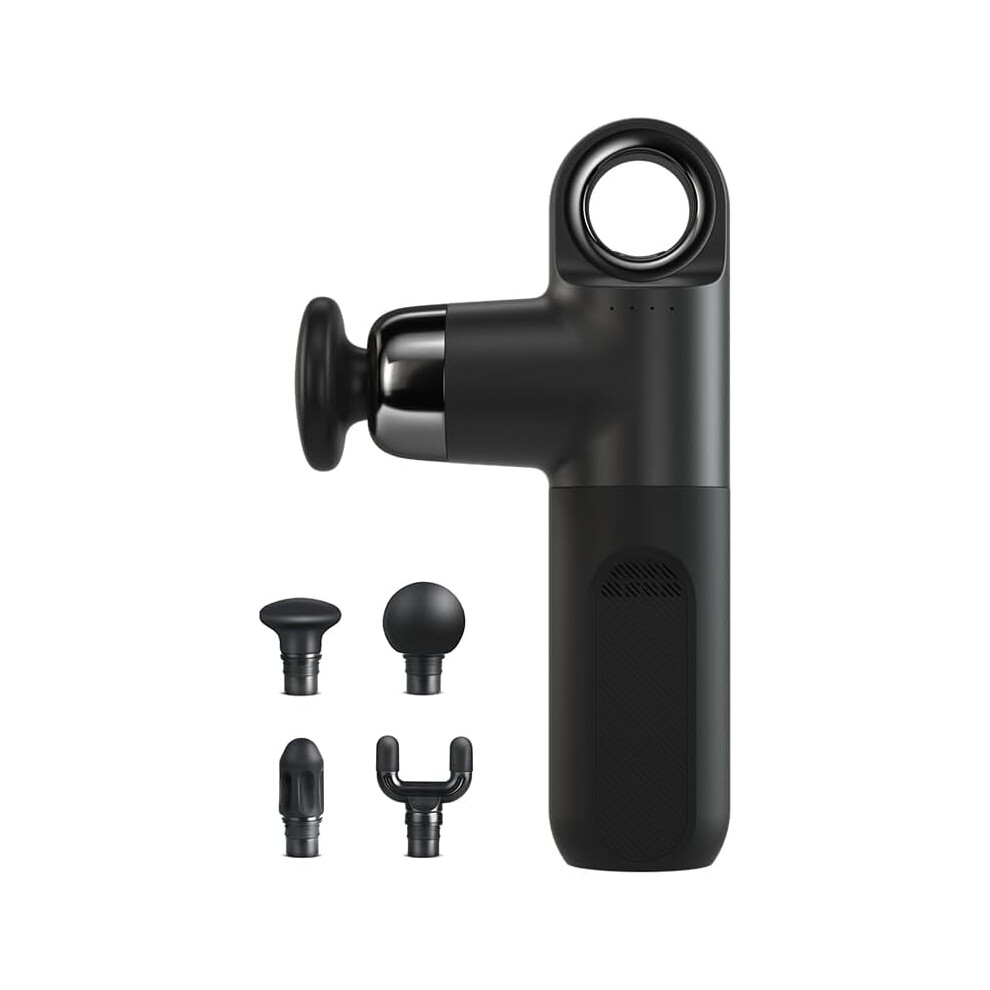 Nuonove Massage Gun Deep Tissue, Back Massage Gun For Athletes For Pain Relief, Percussion Massager With 4 Massages Heads & Silent Brushless Motor, Christmas