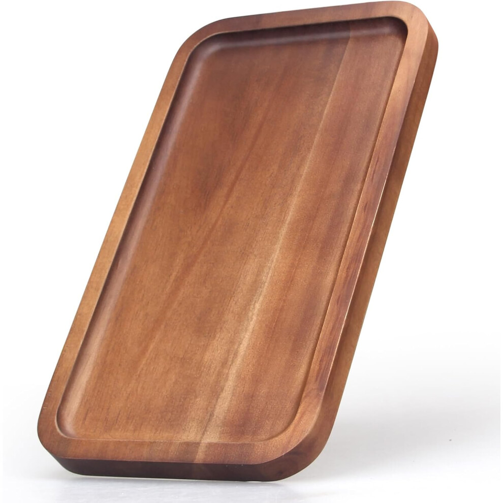 Small Wooden Platters Rectangle Long Charcuterie Boards Acacia Wood Serving Trays Home Decor Cheese Board Cake Appetizer Plates Kitchen Charcuterie Pl-image-OPC-PF86PXM-NEW