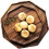 Set of 2 Acacia Wooden Trays Serving Platters Octagon Square Serving Tray Bread Charcuterie Board for Fruit Salad Cheese Platter Vegetable Food Dish C 1