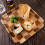 Wood Serving Trays - Set of 2 Square Serving Platters, Wooden Decorative Board Charcuterie Boards for Serving Breakfast Dinner Appetizers Coffee BBQ P 4
