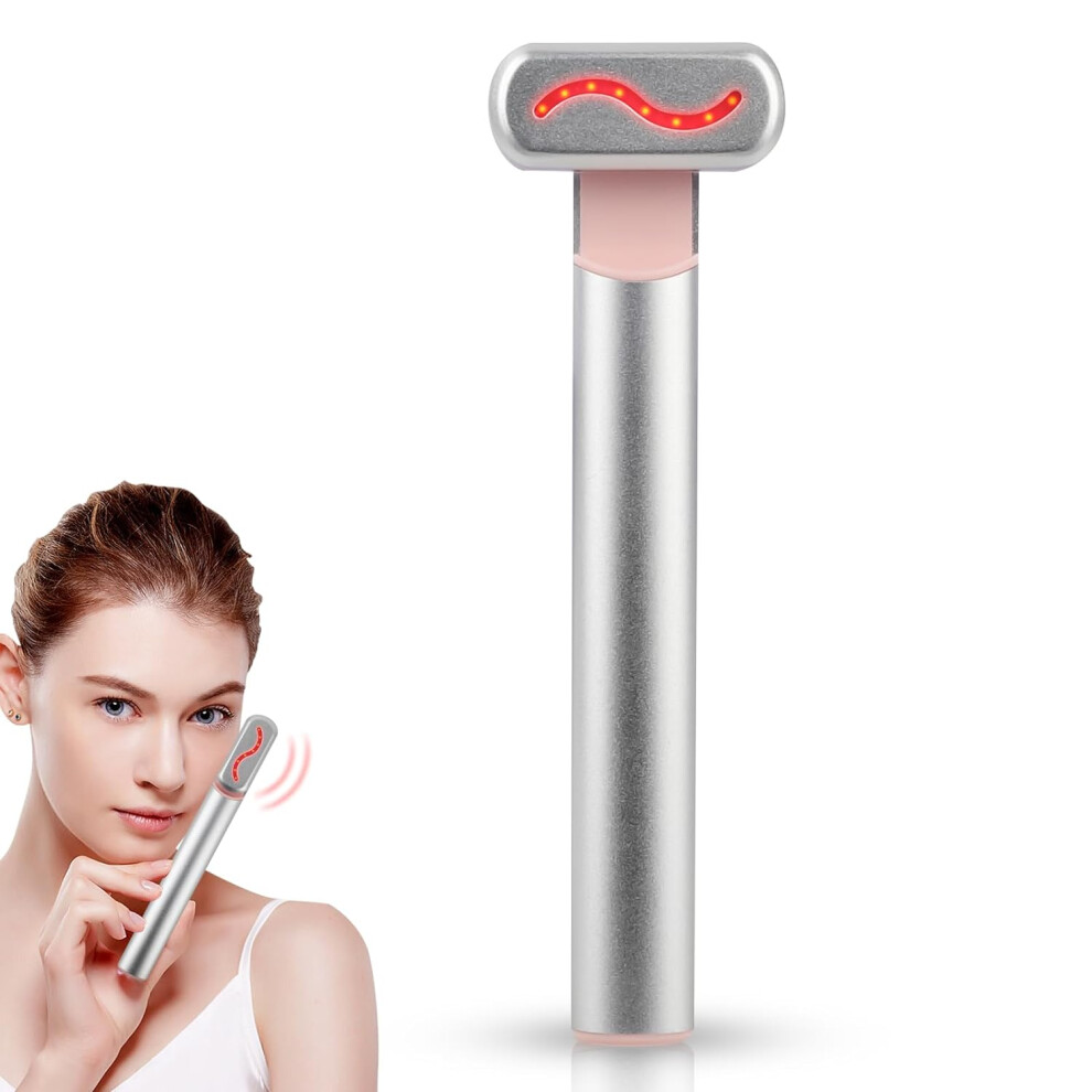 Nuonove Silver/Red Eye Beauty Facial Wand ((Red)) ( Light)