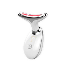 Neck Face Beauty Device, Skin Care Facial Massager, 3 in 1 Portable Face Massager for Skin Care, Face Sculpting Tool, Vibration, Thermal, Microcurrent
