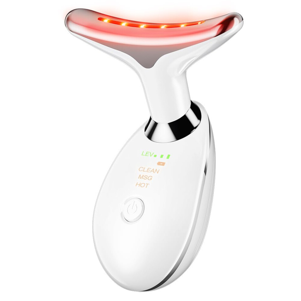 Nuonove Neck Face Massager Face Sculpting Tool 3 Colour Modes And Vibration For Facial Massager For Double Chin