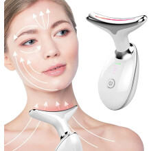 Firming Wrinkle Removal Tool for Face & Neck (L) - 3-Mode Vibration Massager for Double Chin Reduction, Skin Tightening & Anti-Aging