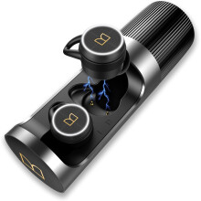 Clarity 101 AirLinks Wireless Earbuds, Bluetooth 5.0 in-Ear Headphones with Charging Case, Stereo Earphones Deep Bass Sound, IPX5 Waterproof, Built-in