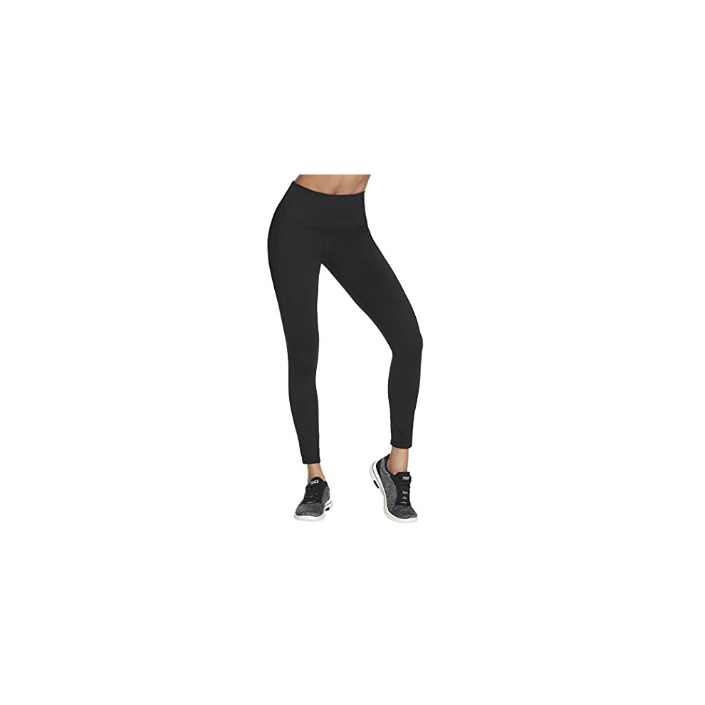 Legging taille haute GO Walk Skechers pour femmes - Noir, taille X-Large - Confort et style pour vos activit?s quotidiennes.