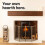 LIVIVO (4 PANELS) LIVIVO Metal 4/5 Panel Fire Screen 3