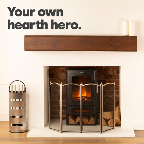 LIVIVO (4 PANELS) LIVIVO Metal 4/5 Panel Fire Screen 2