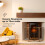 LIVIVO (4 PANELS) LIVIVO Metal 4/5 Panel Fire Screen 4