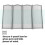 LIVIVO (4 PANELS) LIVIVO Metal 4/5 Panel Fire Screen 5
