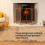 LIVIVO (4 PANELS) LIVIVO Metal 4/5 Panel Fire Screen 7