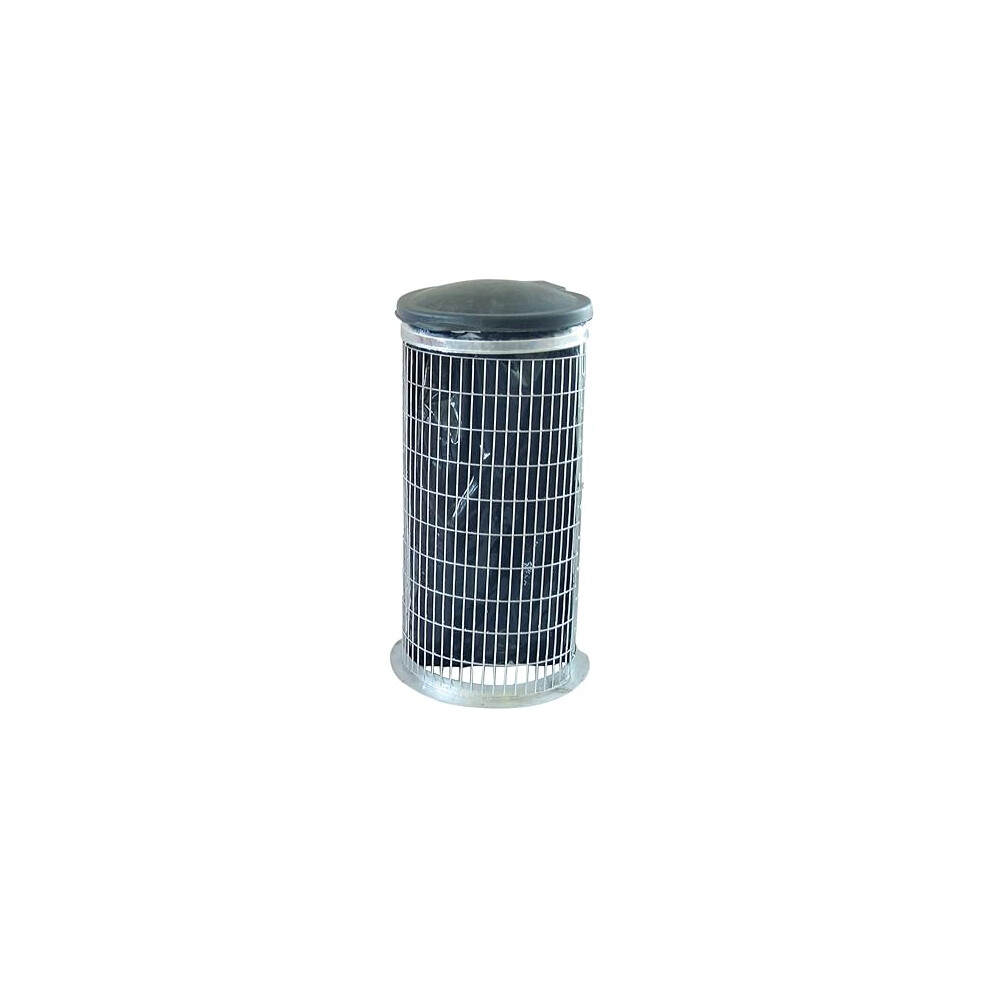 Wire Mesh Sackholder Full Guard Galvanised Outdoor Bin