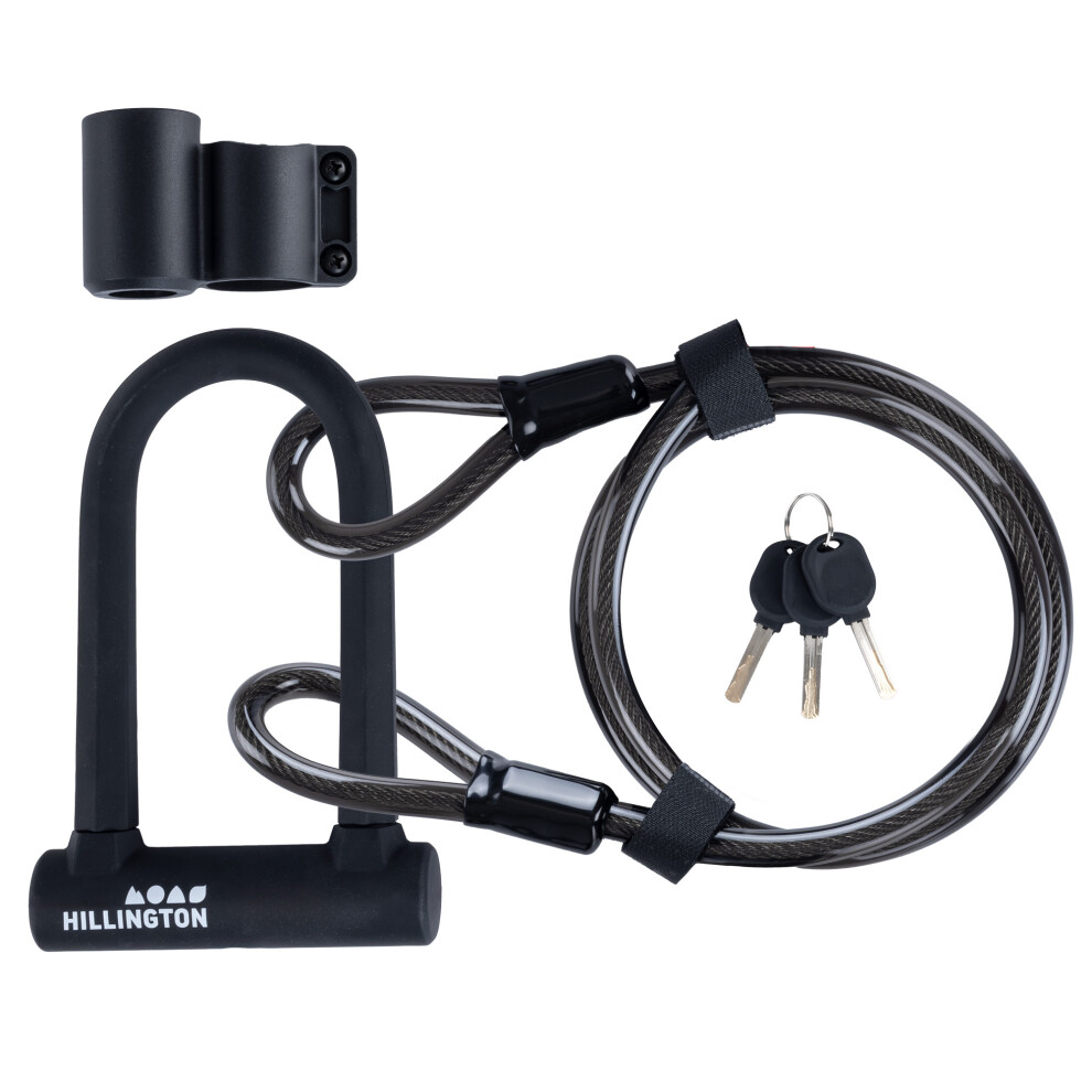HILLINGTON Bike U-Lock with Cable