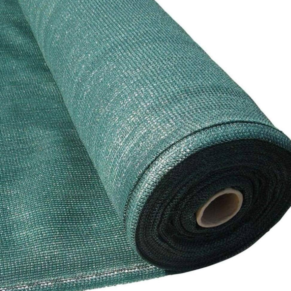 (1m x 5m ) Privacy Fence Screening Shade Netting - Heavy Duty 170 GSM - Fixings Include - 5m Long
