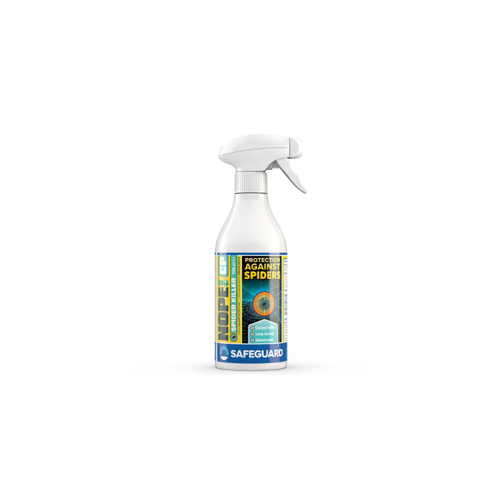 (500ml) NOPE Spider Killer Spray Repellent - Kills on Contact. For all types of Spiders. Odourless for Indoor and Outdoor use