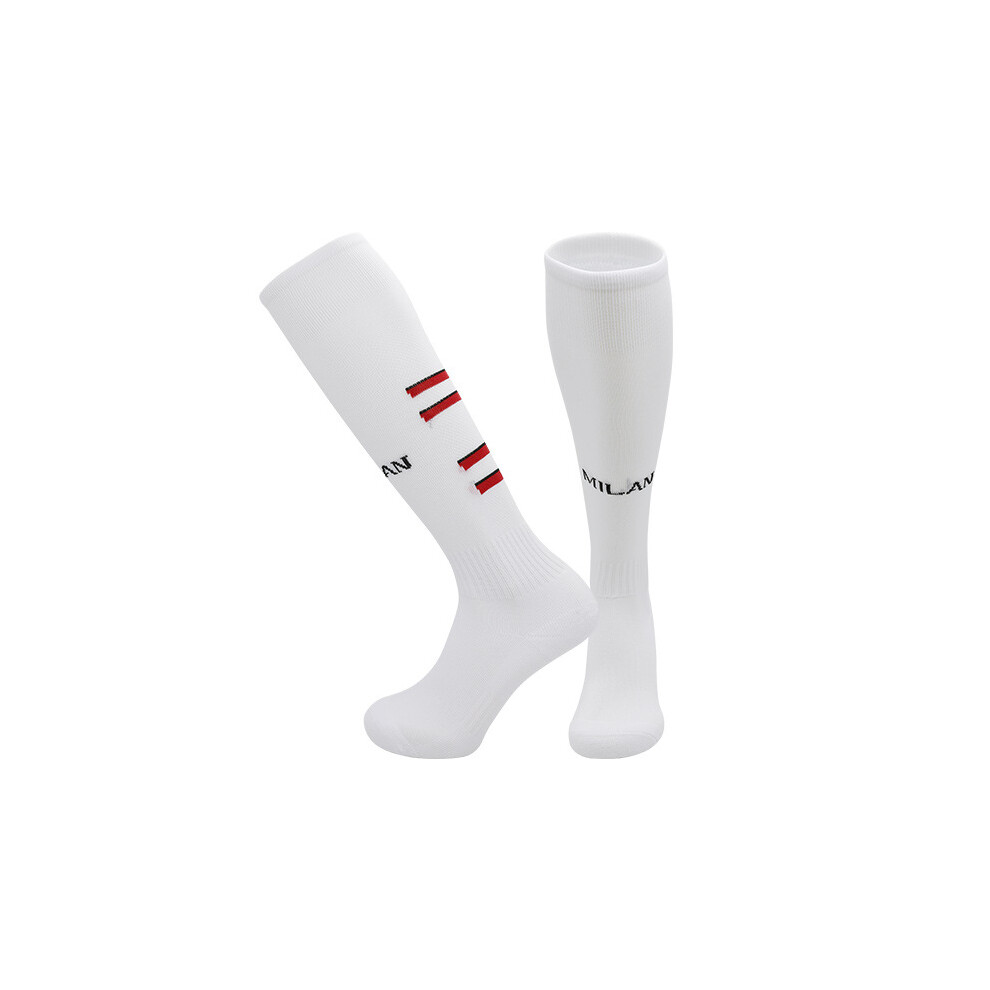 (For AC Milan Home, Adults(EU 37-45)) 2025 New Football Socks for Training Kids & Adult