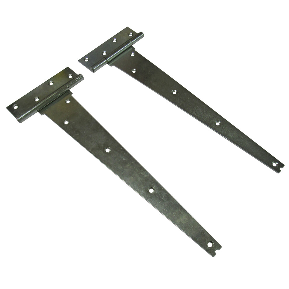 (18" / 450Mm) Heavy Duty Galvanised T Hinges Pair (Gate Door) 600988557765