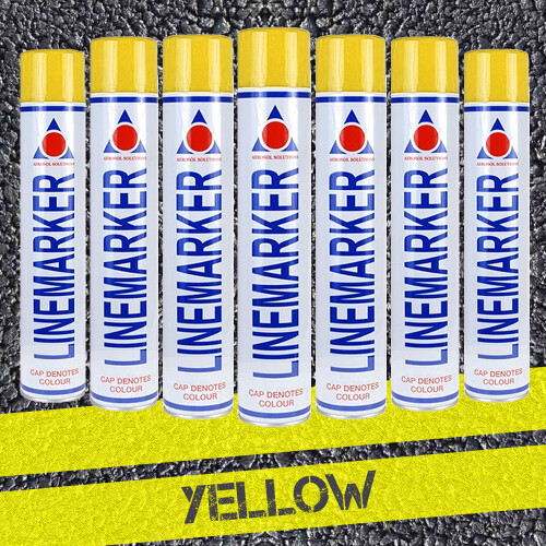 Aerosol Solutions SURVEY LINE MARKER AEROSOL SPRAY PAINT 750ML VARIOUS COLOURS & APPLICATORS