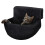 PETLICITY Deluxe Plush Cat Radiator Bed - Black 1