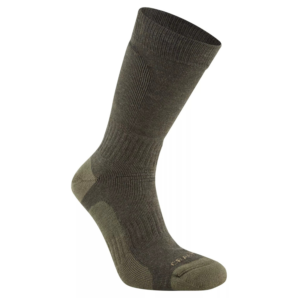 (6 UK-8 UK, Woodland Green) Craghoppers Unisex Adult Trek Merino Wool Socks