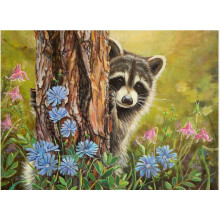 Secret Admirer - A3 Acrylic Paint By Number Kit & Brush PJL48
