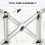 Homcom HOMCOM Shower Stool for Elderly Disabled Adjustable Shower Stool Green 5