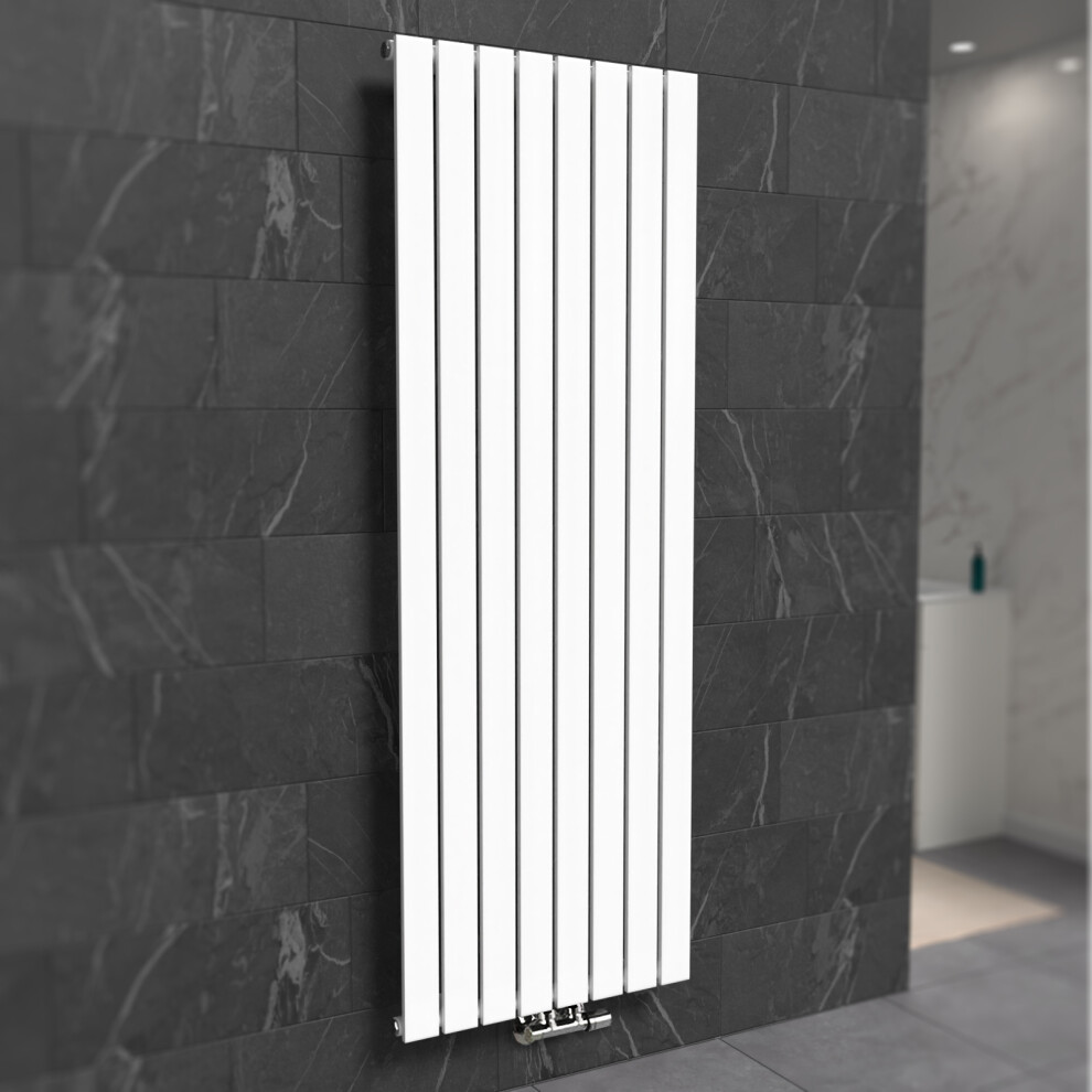 Nes Home 1800 X 546 mm Vertical Flat Panel White Designer Radiator