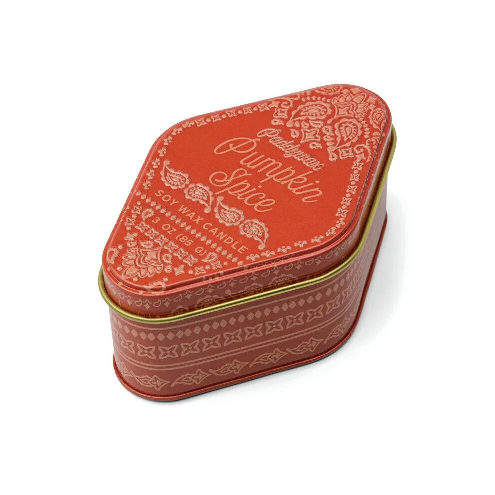 Paddywax Station Range Candle Tin - Pumpkin Spice