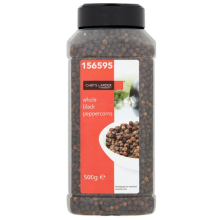 Chef's Larder Whole Black Peppercorns 500g