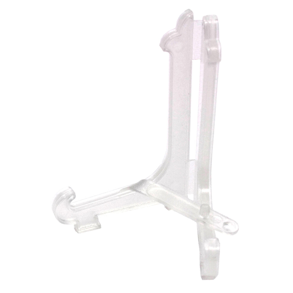 (Mini: 2", Transparent White) Mini Folding Display Stands