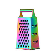 (Seven Color) Kitchen Stainless Steel 4 Sided Box Food Grater Vegetable Cheese Slicer Shredder