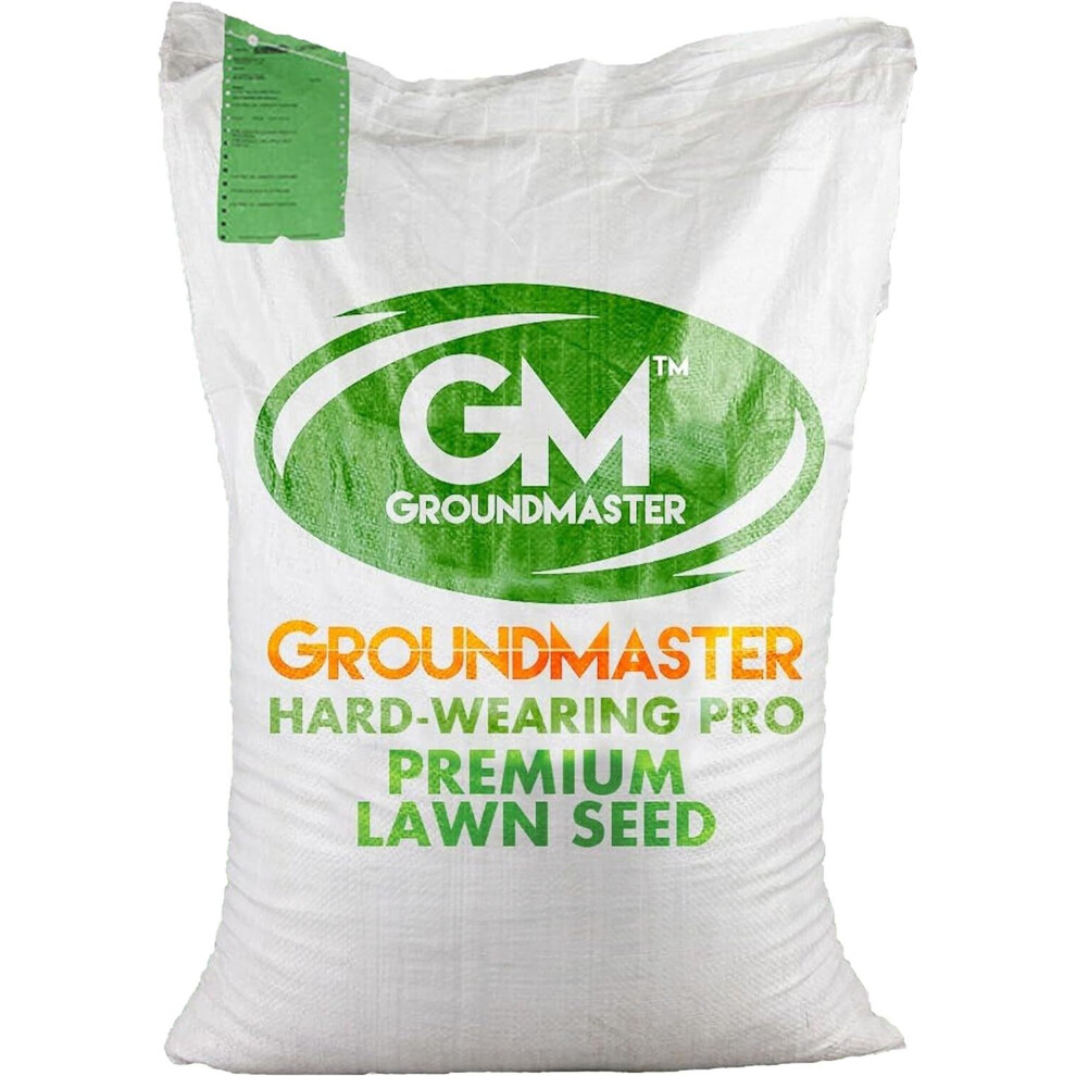 2.5KG GroundMaster HardWearing Tough Garden Premium Back Lawn Grass Seed