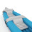 Outsunny Outsunny Inflatable Kayak Two-Person Inflatable Boat w/ Air Pump, Blue 7