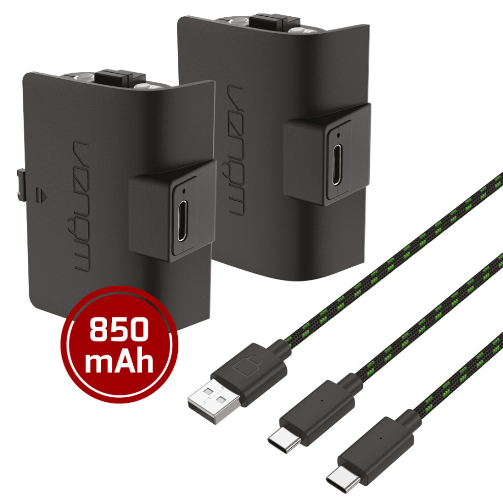 Venom Xbox Series X / S Rechargeable Battery Twin Pack - Black