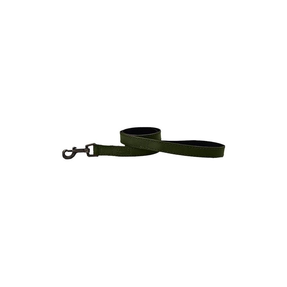 (Khaki) HugglePets Legacy Leather Dog Lead