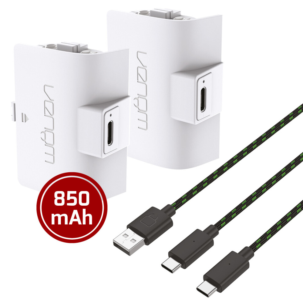 Venom Xbox Series X / S Rechargeable Battery Twin Pack - White