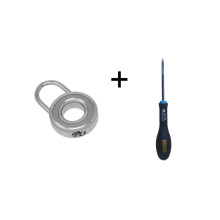 (2mm + screwdriver) Polo Lock 316L Stainless Steel