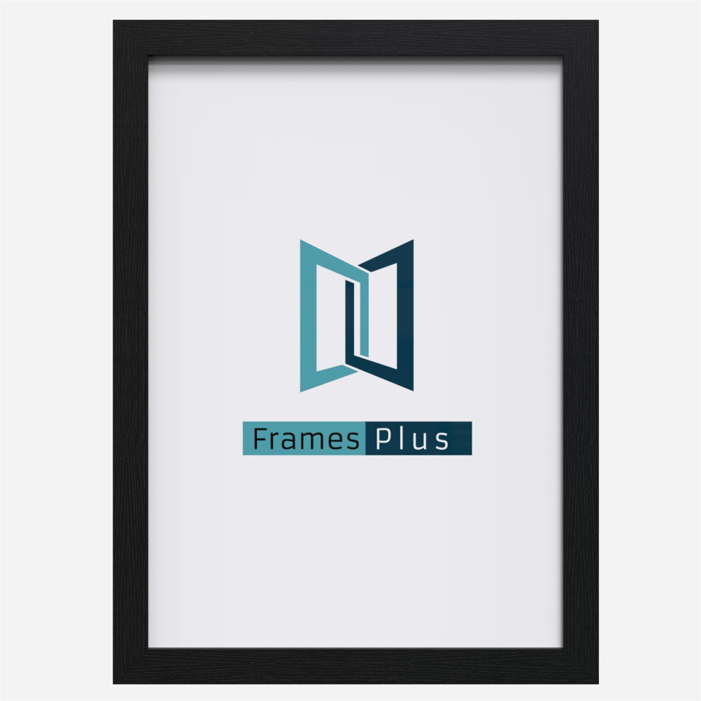 (Black, 70x70CM(27.6" x 27.6")) Photo Picture Frames Black White Oak Colour, Modern Range, All Sizes A1 A2 A3 A4
