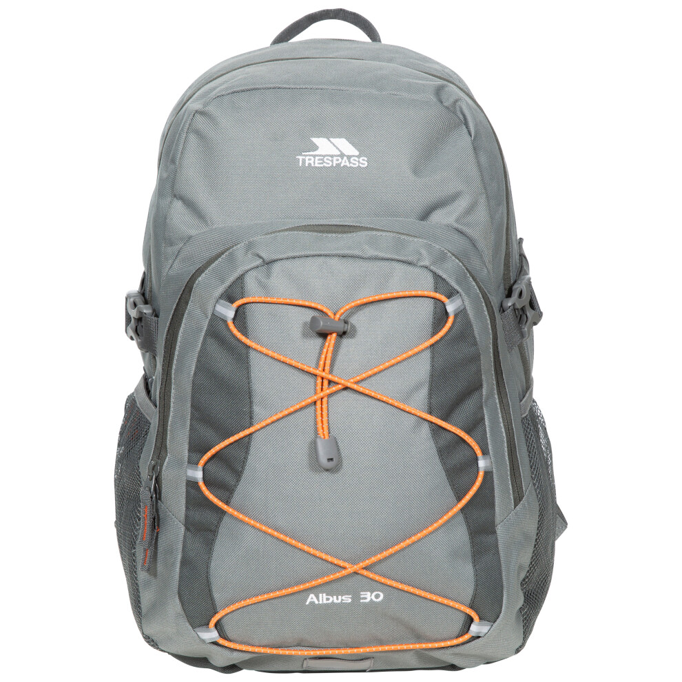 (EACH, Olive / Orange) Trespass 30L Backpack Rucksack for Hiking Albus